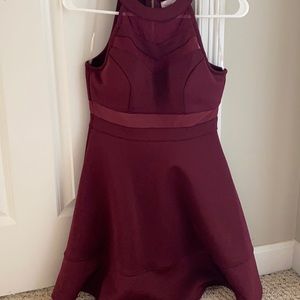 Maroon skater dress!